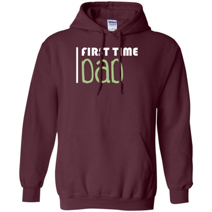 First Time Dad New Dad Shirt Maroon