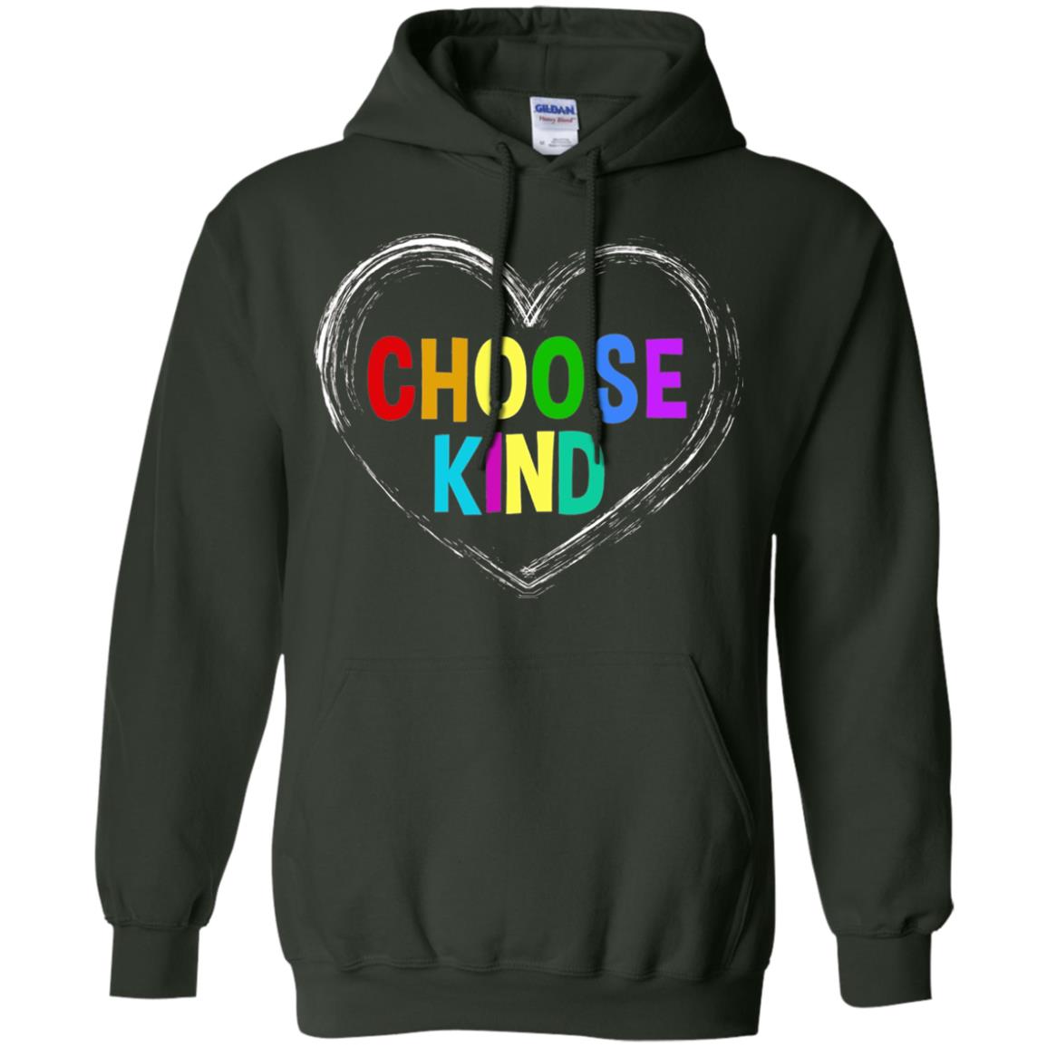 Choose Kind Anti Bullying T-shirt Forest Green