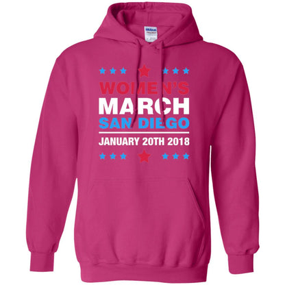 Women's March San Diego January 20th 2018 Protest Women's Right T-shirt Heliconia