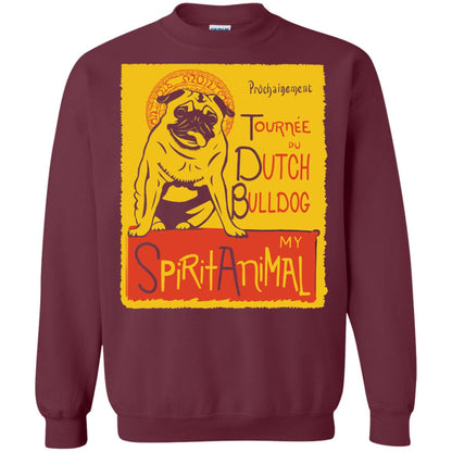 Dutch Bulldog My Spirit Animal T-shirt Maroon