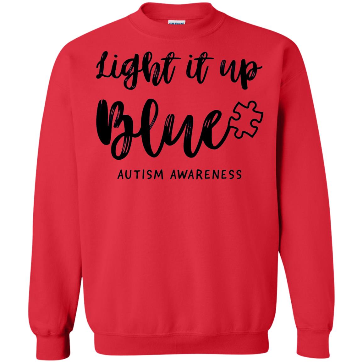 Autism Awareness Shirts Light It Up Blue Red