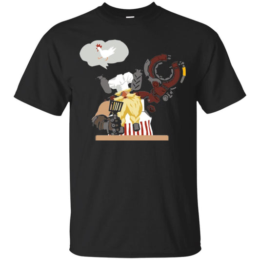 Overwatch Torbjorn Chef Spray T-shirt Black