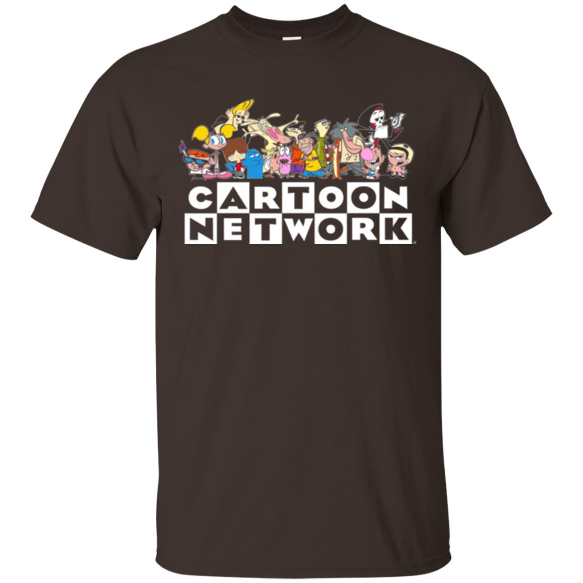 Cartoon T-shirt Classic Character Feature Dark Chocolate