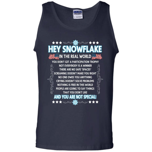 Hey Snowflake In The Real World Military T-shirt Navy