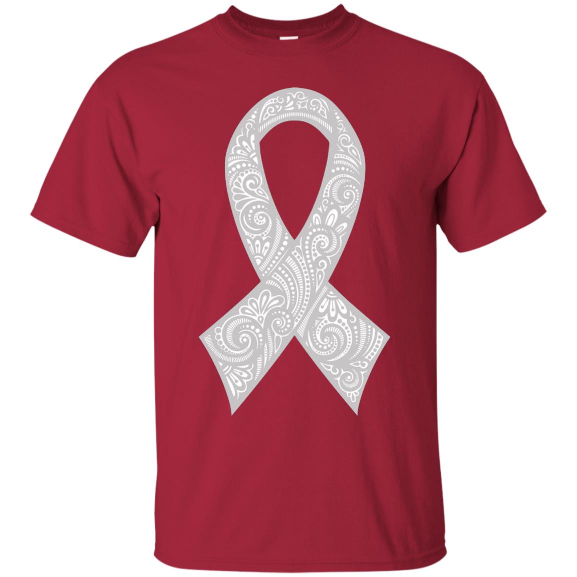 Gray Ribbon Gift Shirt For Brain Cancer Awareness Cardinal