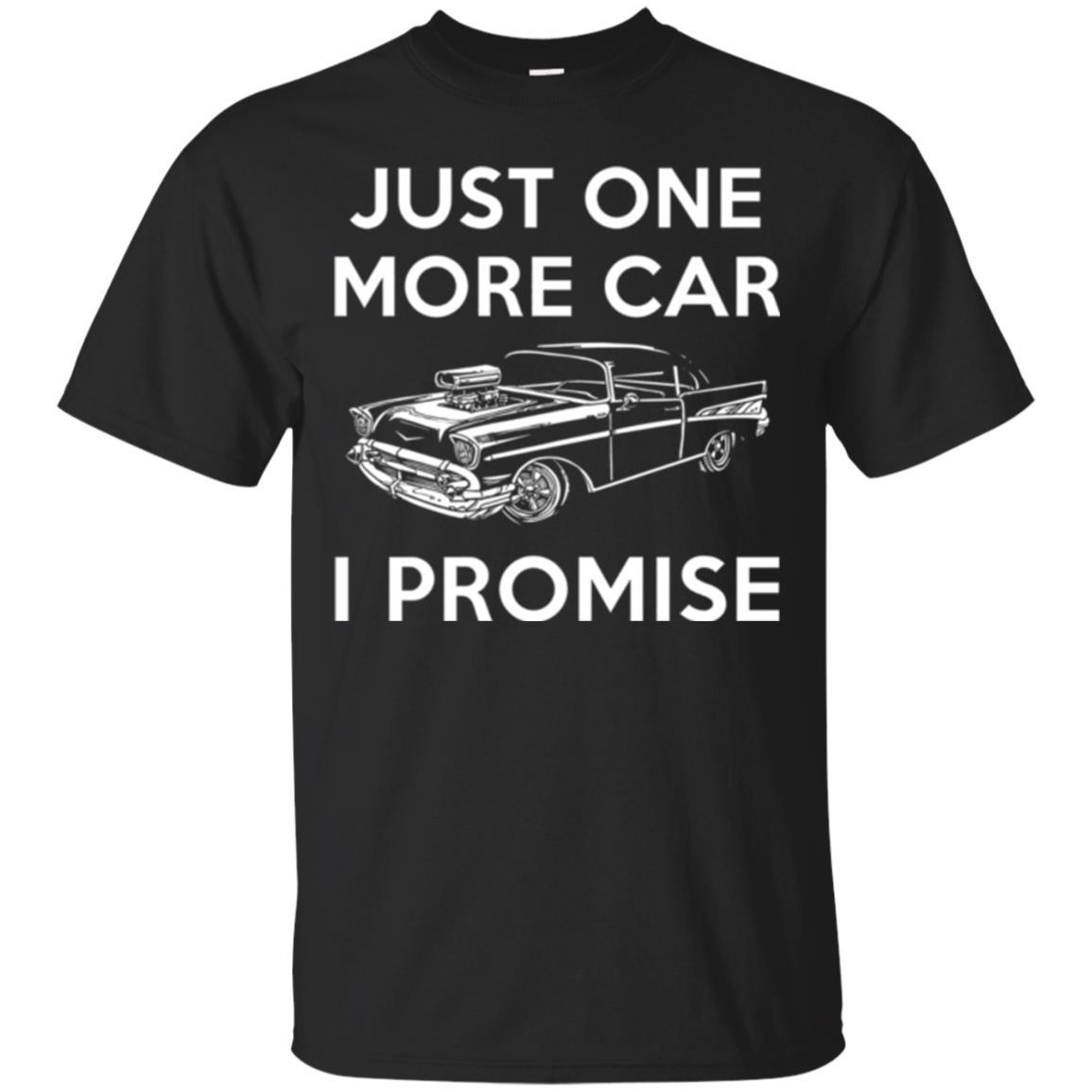 Car Lover T-shirt Just One More Car Black