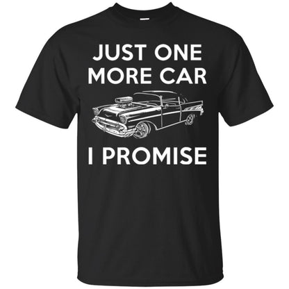 Car Lover T-shirt Just One More Car Black