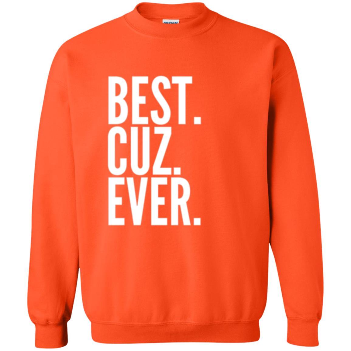 Family T-shirt Best Cuz Ever Orange