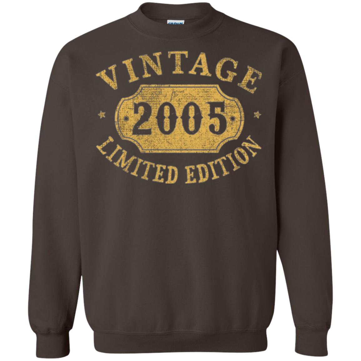 Brithday T-shirt Vintage 2005 Limited Edition Dark Chocolate