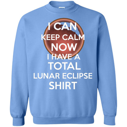 Lunar Eclipse 2018 Shirt Blood Moon Keep Calm Now T-shirt Carolina Blue