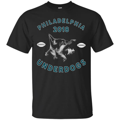 Dog Lover T-shirt Philly Philadelphia Underdogs Lii Game Day Black