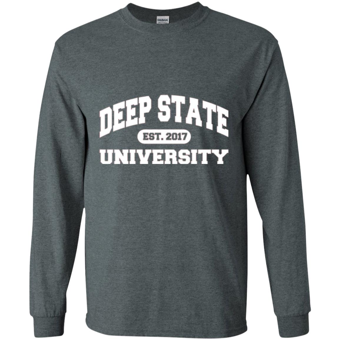 Deep State University T-shirt Dark Heather