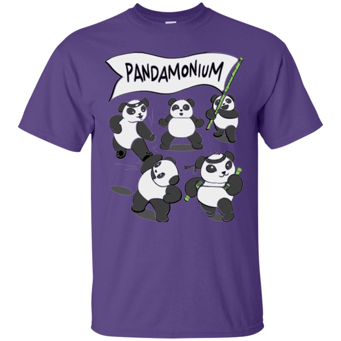 Panda Lovers T-shirt Pandamonium Purple