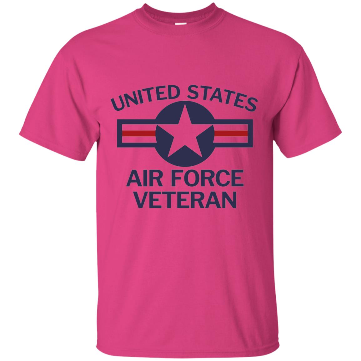 United States Air Force Veteran T-shirt Heliconia
