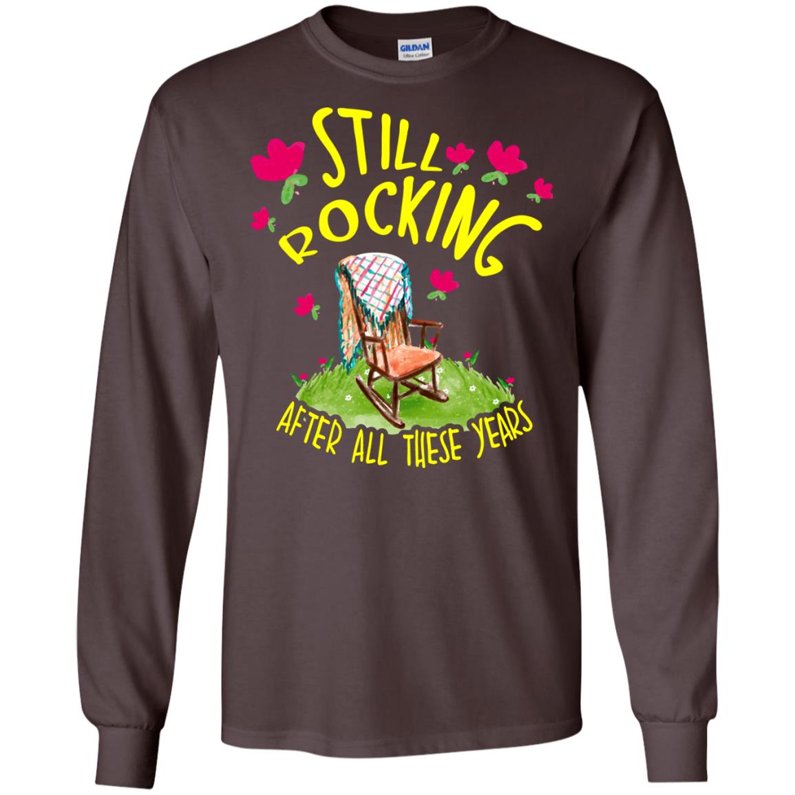 Still Rocking After All These Years T-shirt Dark Chocolate