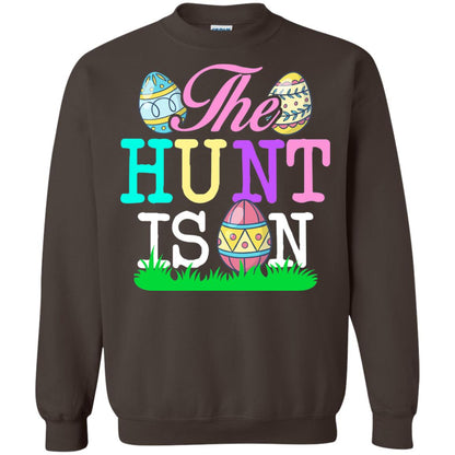 Easter Shirt The Hunt Is On Dark Chocolate
