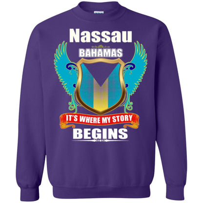 Bahamian T-shirt Nassau Bahamas T-shirt Purple