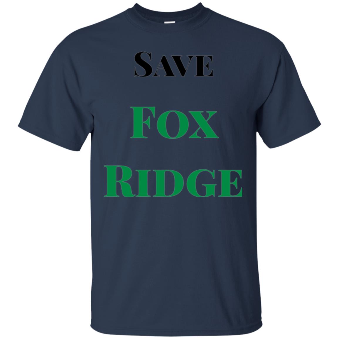Elementary T-shirt Keep Calm And Save Fox Ridge Navy
