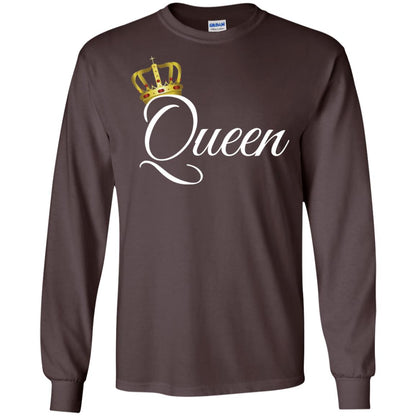 King And Queen T-shirt Matching Couple Outfits Dark Chocolate