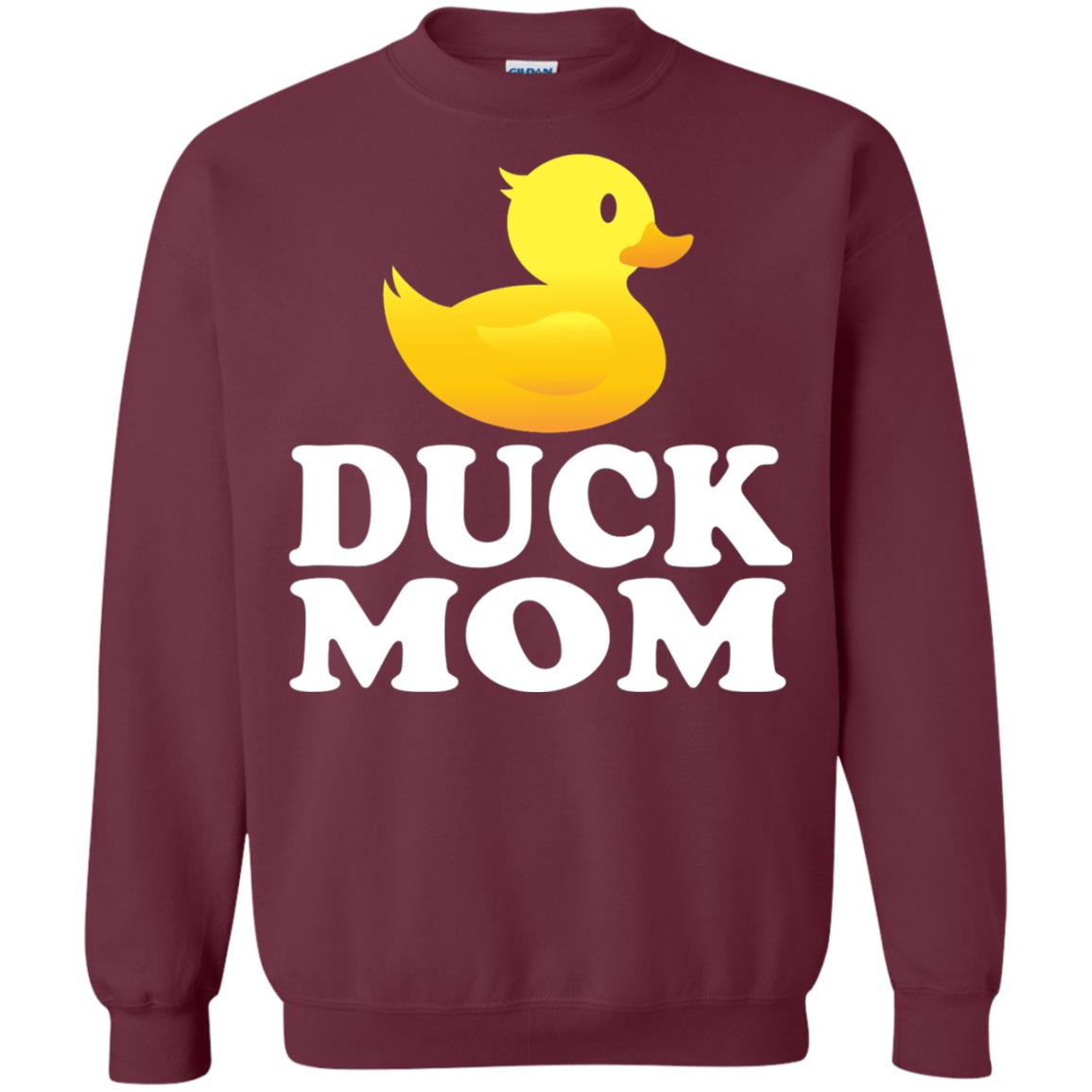 Duck Mom Funny Bird Lover T-shirt Maroon