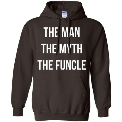 Uncle T-shirt The Man The Myth The Funcle Dark Chocolate