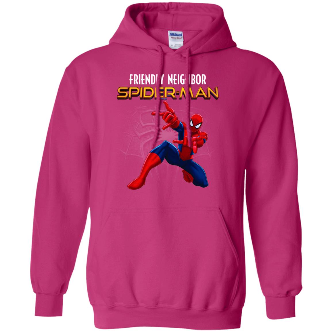 Friendly Neighbor Spider Man Movie Fan T-shirt Heliconia