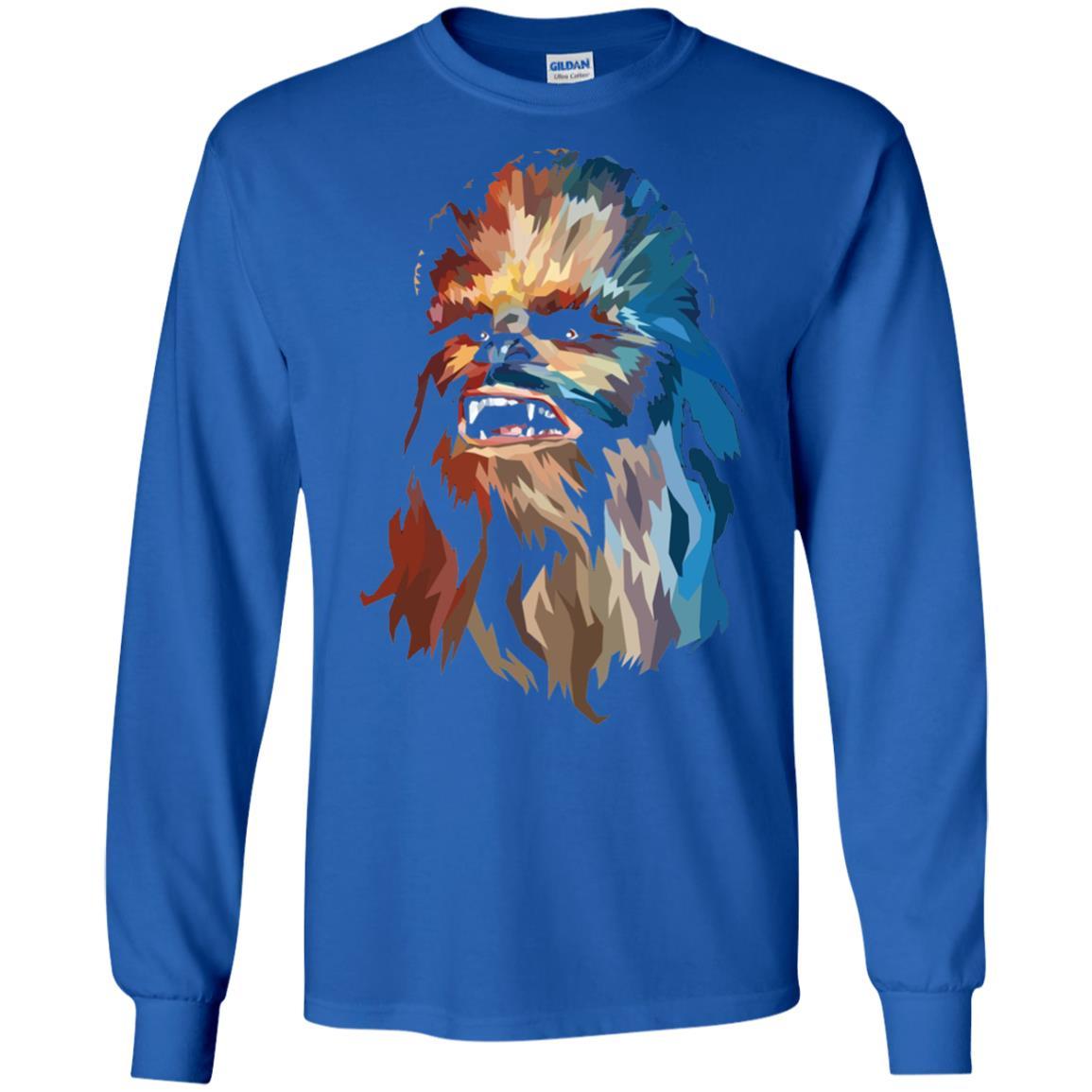 Chewbacca Art T-shirt Royal