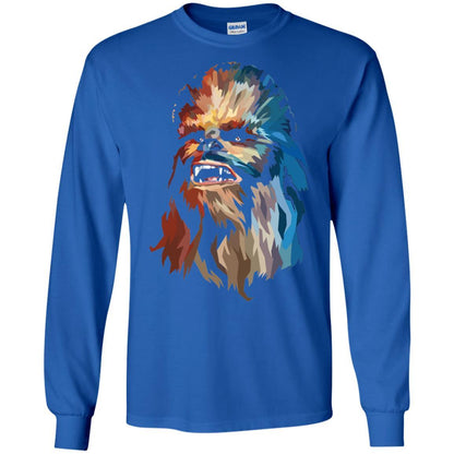 Chewbacca Art T-shirt Royal