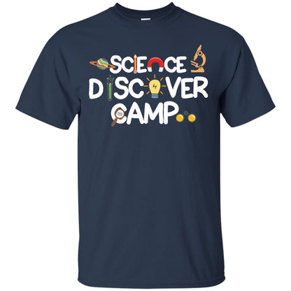 Science Discover Camp Summer Trip Shirt Navy