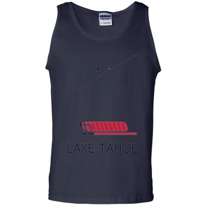 Ski Chair Lift T-shirt Lake Tahoe California Navy