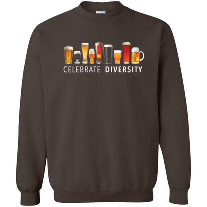 Beer Lover T-shirt Celebrate Diversity Dark Chocolate
