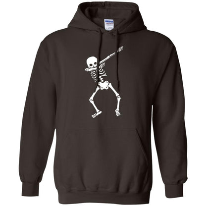 Dabbing Skeleton T Shirt Dark Chocolate