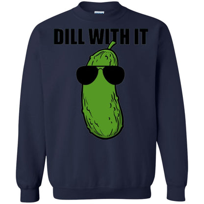 Funny Pickle T-shirt Dill With It Navy