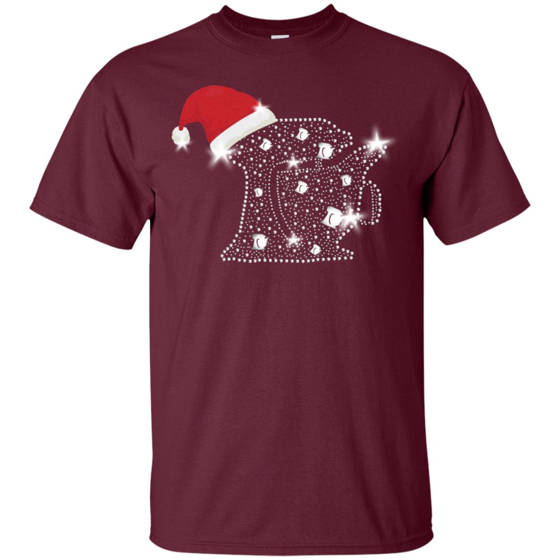 Mixer Baking Baker X-mas Gift Shirt Maroon