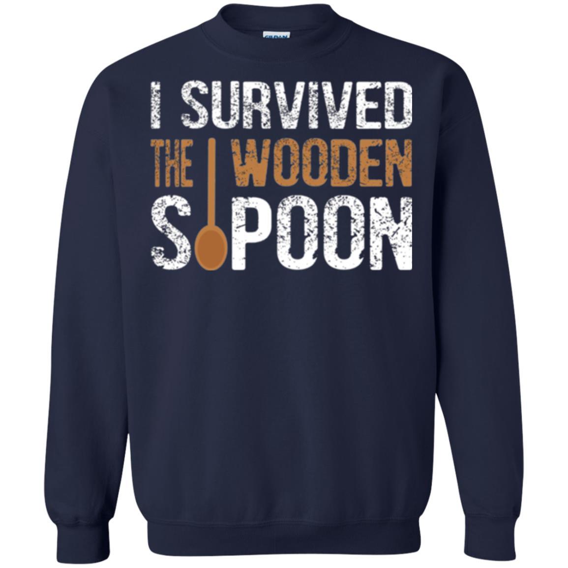Spoon T-shirt I Survived The Wooden Spoon Navy