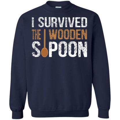 Spoon T-shirt I Survived The Wooden Spoon Navy