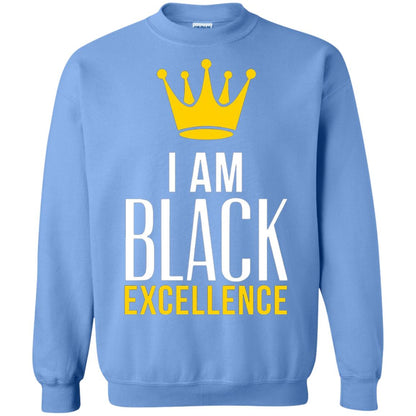 Black Excellence T-shirt Melanin Poppin_ Queen King Carolina Blue