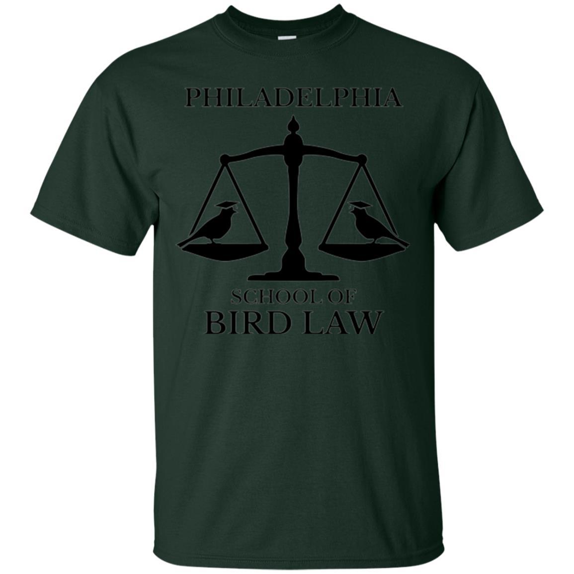 Lawyers T-shirt Philadelphia School Of Bird Law Forest Green