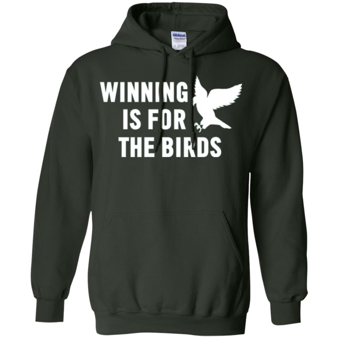Winning Is For The Birds Eagle Mascot T-shirt Forest Green