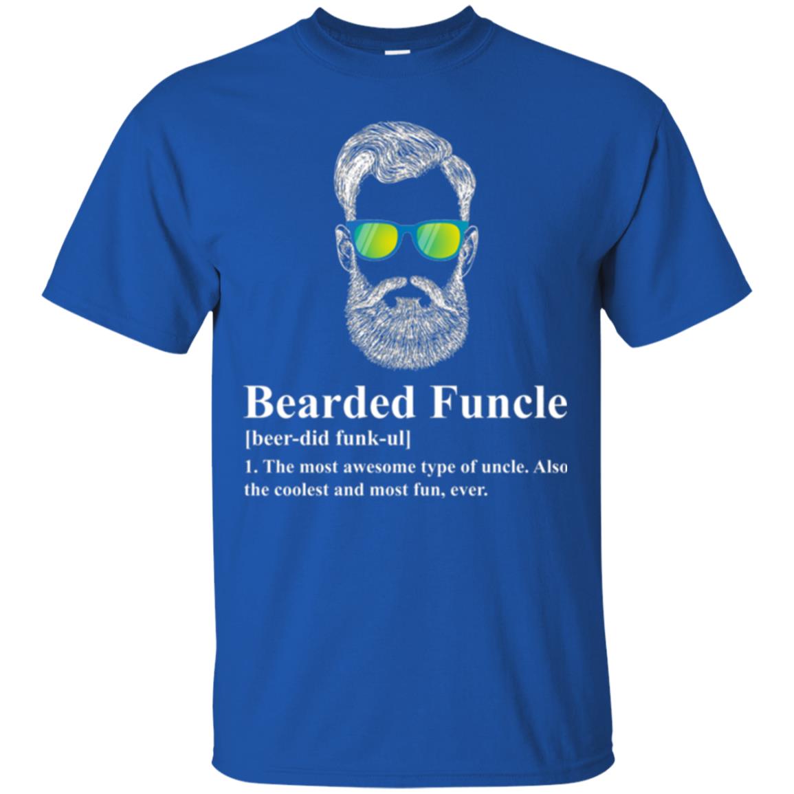 Uncle T-shirt Beared Funcle Royal
