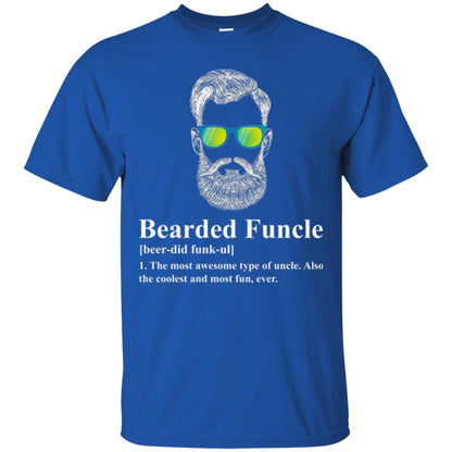 Uncle T-shirt Beared Funcle Royal