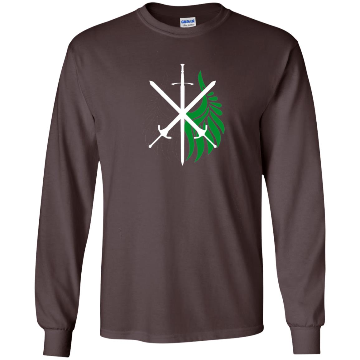 Battle Wings Of Medieval Victory T-shirt Dark Chocolate