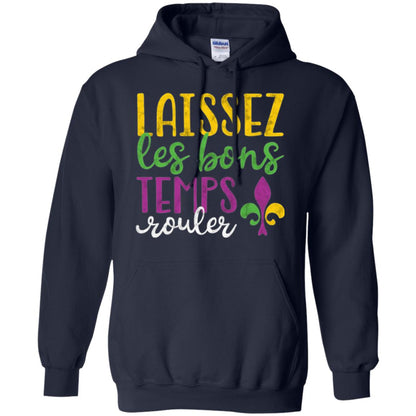 Mardi Gras T-shirt Laissez Les Bons Temps Rouler Navy