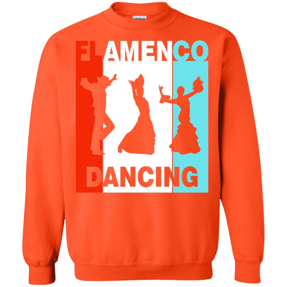 Flamenco Dancing Spanish Dance And Music Lover Shirt Orange