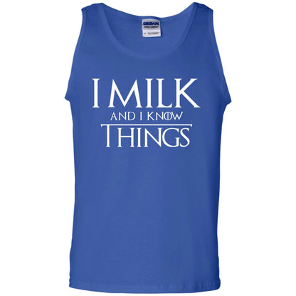 I Milk And I Know Things Game Of Thrones Fan T-shirt Royal