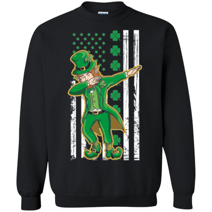 Dabbing Leprechaun St. Patrick's Day T-shirt Black