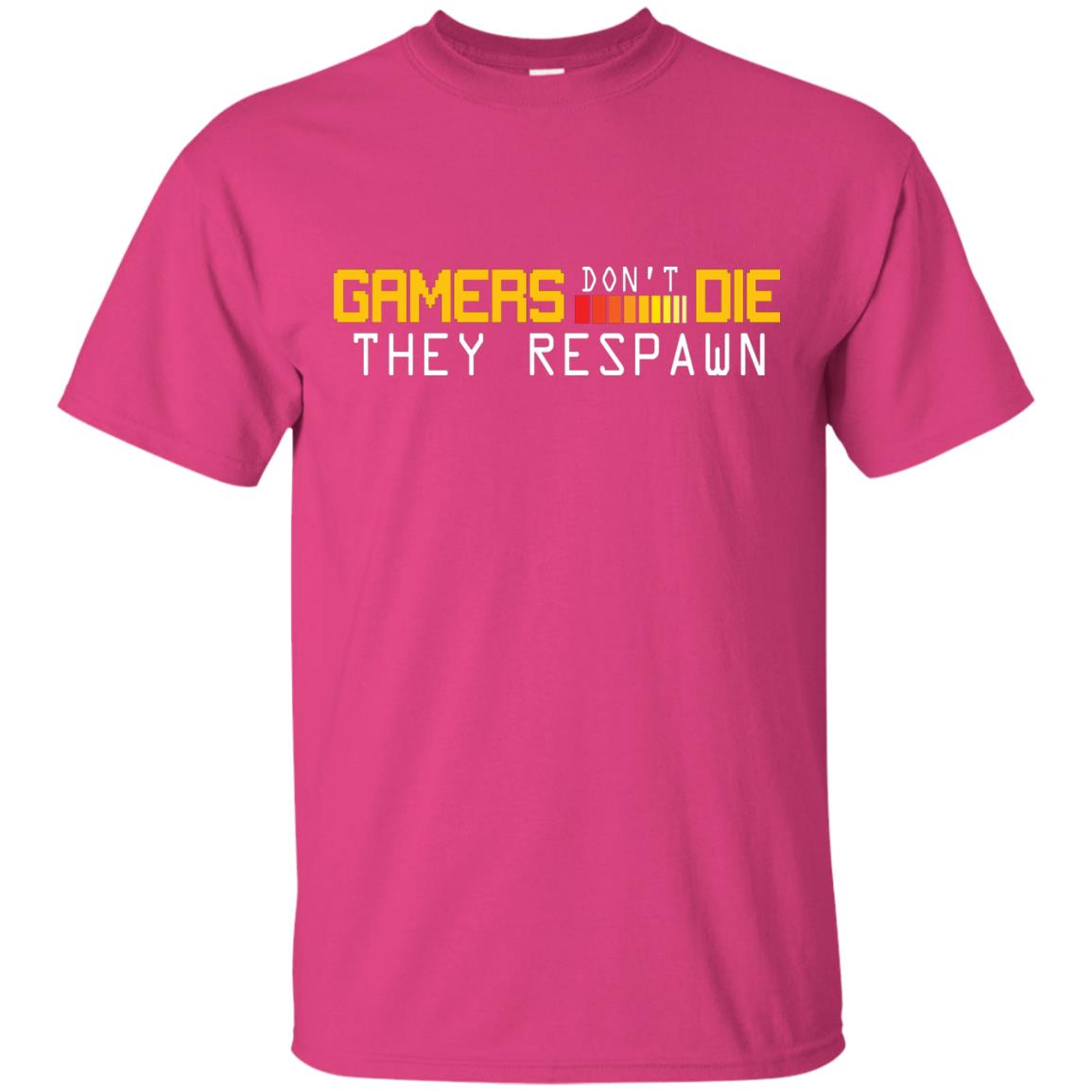Gamers Don’t Die They Respawn Best T-shirt For Gamer Heliconia