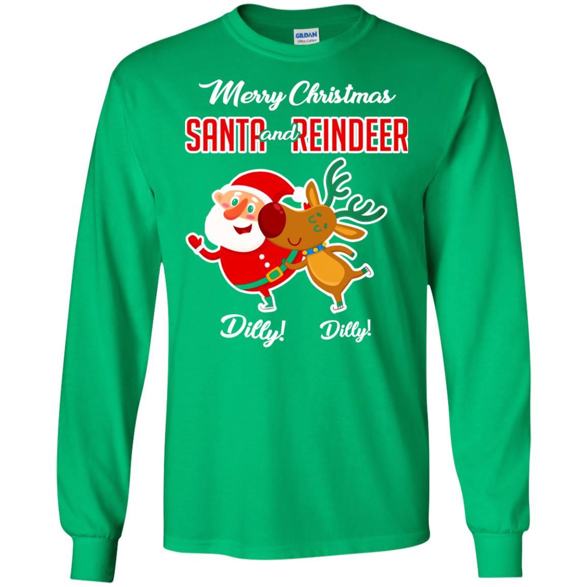 Christmas T-shirt Merry Christmas Dilly Dilly Irish Green