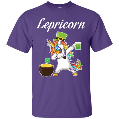 Lepricorn Saint Patrick's Day T-shirt Purple