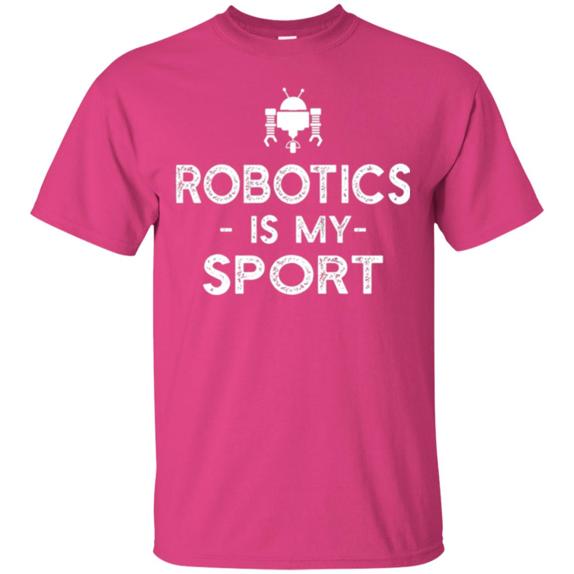 Robot Coder T-shirt Robotics Is My Sport Heliconia